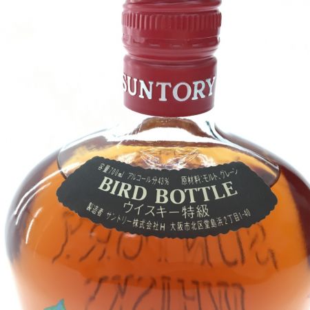 【北海道内限定発送】 SUNTORY OLD オールド 特級 BIRD BOTTLE/おおるり 未開栓