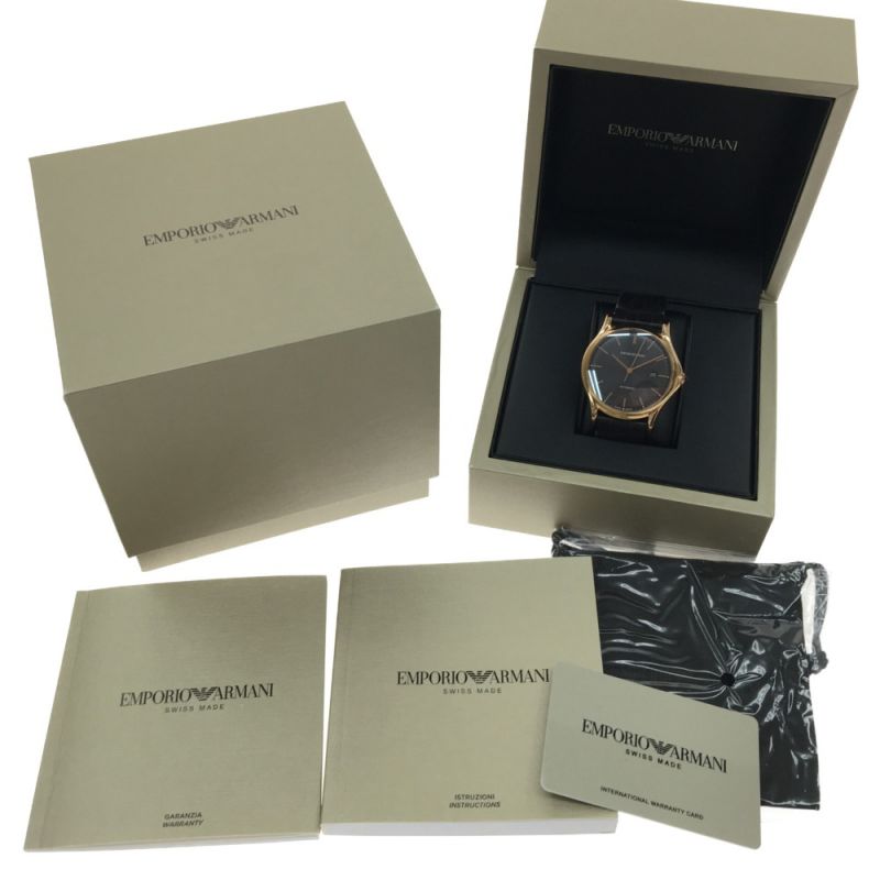 中古】 EMPORIO ARMANI エンポリオアルマーニ メンズ腕時計 自動巻き