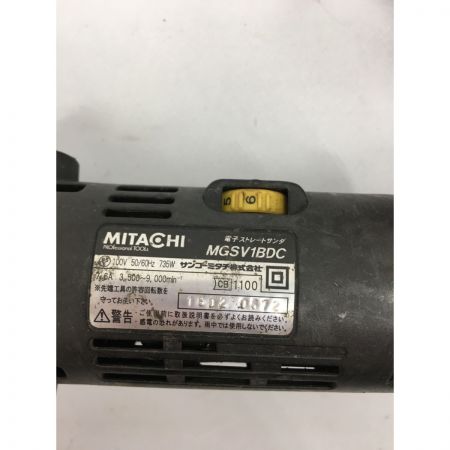  ミタチ MITACHI 電子ストレートサンダー MGSV1BD ブルー