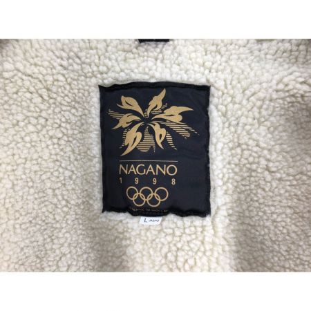 MIZUNO ミズノ 長野 冬季オリンピック 日本代表 レプリカウェア 上下セット Lサイズ ネイビー