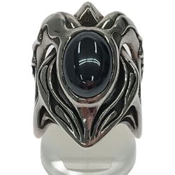 ▼▼ M's collection メンズ リング シルバー 石付 19号 Bランク