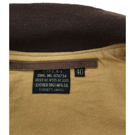  FREE WHEELERS フリーホイーラーズ メンズ フライトジャケット 馬革 レザー 074734 ブラウン