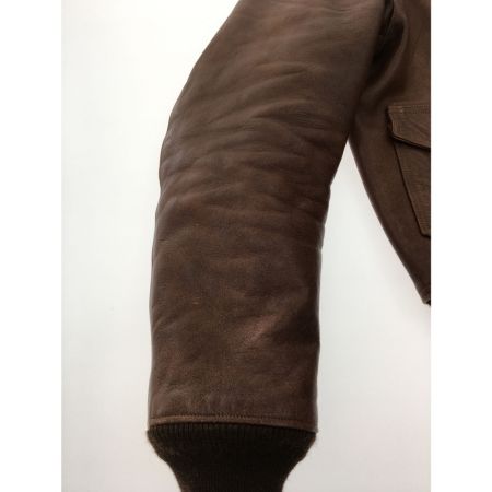  FREE WHEELERS フリーホイーラーズ メンズ フライトジャケット 馬革 レザー 074734 ブラウン