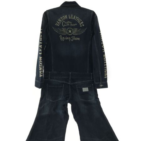  VANSON バンソン メンズ オールインワン つなぎ L タグ付 NVA0-301 ネイビー