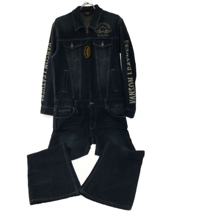 VANSON つなぎ　ブラック VANSON バンソン オールインワン つなぎ オーバーオール