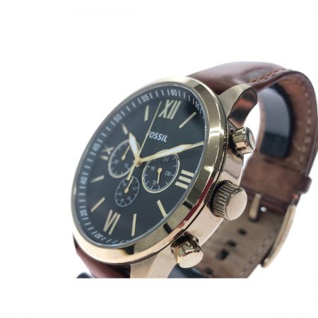  FOSSIL フォッシル メンズ腕時計 クオーツ クロノグラフ デイト BQ2261 ブラック
