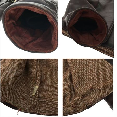  GENUINE メンズ レザージャケット エアロレザー 36 ブラウン