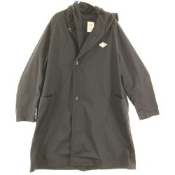 ▼▼ DANTON ダントン メンズナイロンコート ネイビー Lサイズ ネイビー Aランク