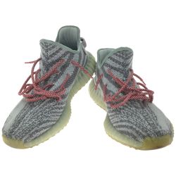 ▼▼ adidas アディダス メンズスニーカー YEEZY BOOST 350 V2 28cm B37571 グレー Bランク