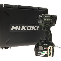 ▼▼ HiKOKI ハイコーキ 電動工具 インパクトドライバー 付属品完備 WH36DC(2XP) Aランク