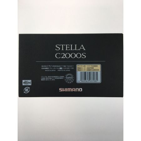 SHIMANO シマノ スピニングリール 18ステラ 箱・リールポーチ・夢屋リールスタンド付き 03798 C2000S-J