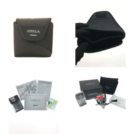  SHIMANO シマノ スピニングリール 18ステラ 箱・リールポーチ・夢屋リールスタンド付き 03798 C2000S-J