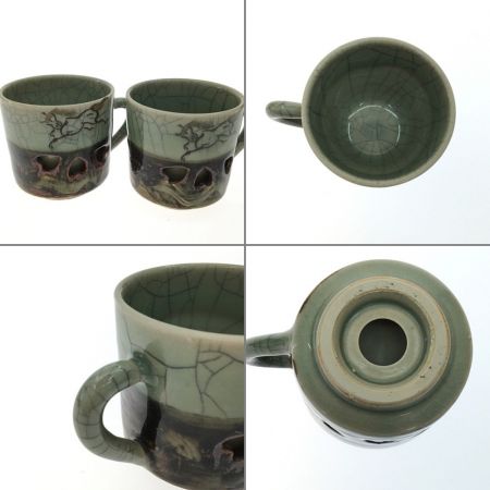   相馬焼 湯呑セット 半谷薫 