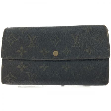  LOUIS VUITTON ルイヴィトン レディース長財布 モノグラム ポシェットポルトモネクレディ M61725