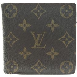 ▼▼ LOUIS VUITTON ルイヴィトン 二つ折り財布 モノグラム ポルトフォイユ マルコ M61675 Cランク