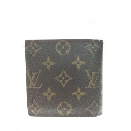  LOUIS VUITTON ルイヴィトン 二つ折り財布 モノグラム ポルトフォイユ マルコ M61675