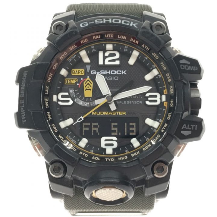 CASIO カシオ G-SHOCK マッドマスター ソーラー電波 トリプルセンサーVer.3 アナデジ GWG-1000 ｜中古｜なんでもリサイクルビッグバン