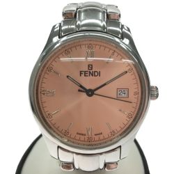 ▼▼ FENDI フェンディ メンズ腕時計 クオーツ ベージュ文字盤  210G Bランク