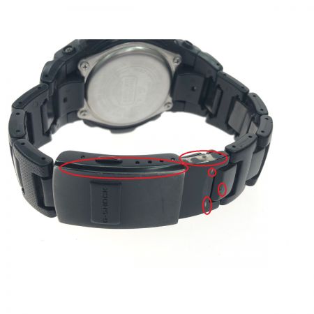  CASIO カシオ メンズ腕時計 デジアナウォッチ G-SHOCK 電波ソーラー Ｇショック  AWG-M100BC ブラック