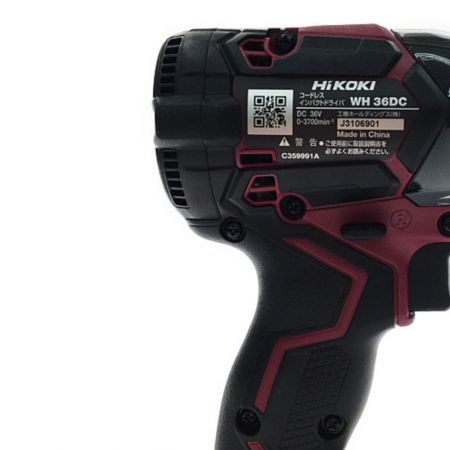  HiKOKI ハイコーキ 電動工具 インパクトドライバー 付属品完備 WH36DC
