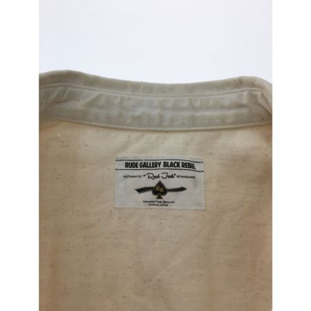  RUDE GALLERY BLACK REBEL メンズ 長袖シャツ M  アイボリー