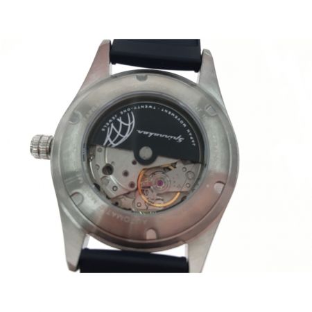  SPINNAKER 高性能 自動巻き ダイバーズウォッチ TiCTAC限定モデル ラバーベルト SP-5075-22-RUB ネイビー