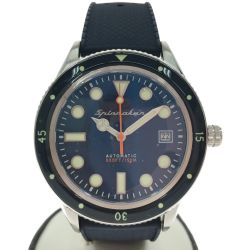 ▼▼ SPINNAKER 高性能 自動巻き ダイバーズウォッチ TiCTAC限定モデル ラバーベルト SP-5075-22-R Aランク