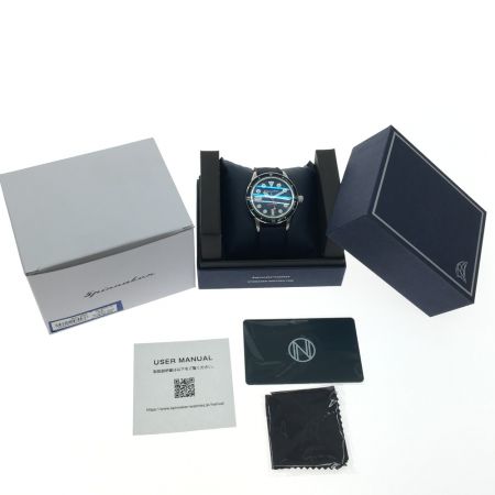  SPINNAKER 高性能 自動巻き ダイバーズウォッチ TiCTAC限定モデル ラバーベルト SP-5075-22-R