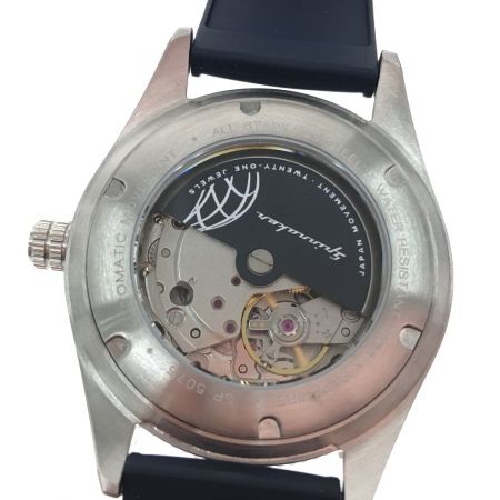  SPINNAKER 高性能 自動巻き ダイバーズウォッチ TiCTAC限定モデル ラバーベルト SP-5075-22-R