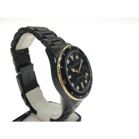  SPINNAKER 高性能 自動巻き ダイバーズウォッチ オールブラック限定モデル SP-5057-33