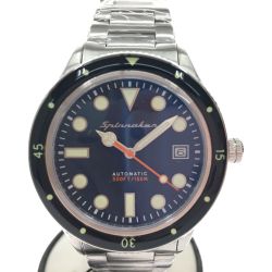 ▼▼ SPINNAKER 高性能 自動巻き ダイバーズウォッチ TiCTAC限定モデル SP-5075-22 ネイビー Aランク