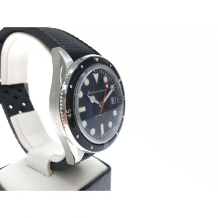  SPINNAKER 自動巻き ダイバーズ TiCTAC限定モデル ラバーベルト SP-5075-11-RUB ブラック