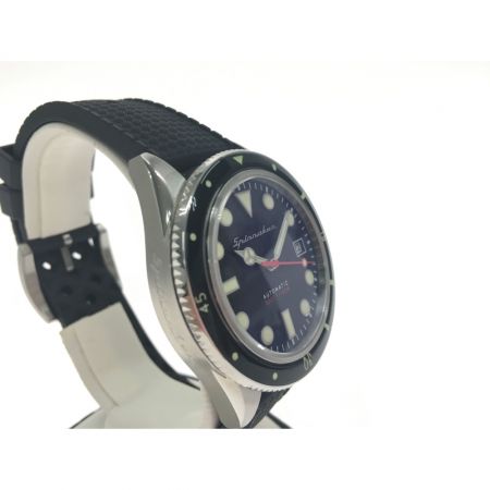  SPINNAKER 自動巻き ダイバーズ TiCTAC限定モデル ラバーベルト SP-5075-11-RUB ブラック