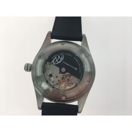  SPINNAKER 自動巻き ダイバーズ TiCTAC限定モデル ラバーベルト SP-5075-11-RUB ブラック