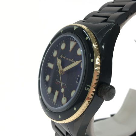  SPINNAKER 高性能 自動巻き ダイバーズウォッチ オールブラック限定モデル SP-5057-33