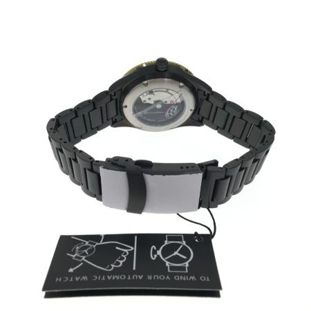  SPINNAKER 高性能 自動巻き ダイバーズウォッチ オールブラック限定モデル SP-5057-33