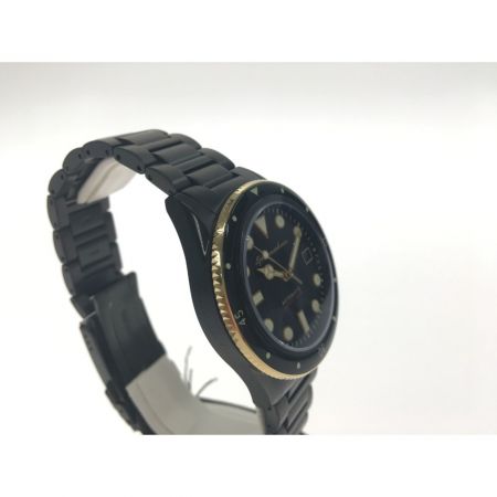  SPINNAKER 高性能 自動巻き ダイバーズウォッチ オールブラック限定モデル SP-5075-33 ブラック