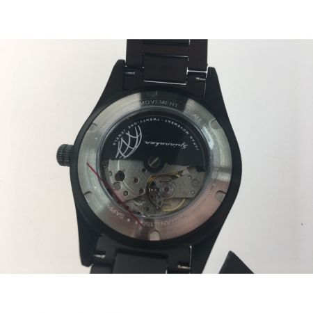  SPINNAKER 高性能 自動巻き ダイバーズウォッチ オールブラック限定モデル SP-5075-33 ブラック