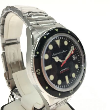  SPINNAKER 高性能 自動巻き ダイバーズウォッチ TiCTAC限定モデル SP-5075-11 ブラック