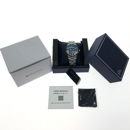  SPINNAKER 高性能 自動巻き ダイバーズウォッチ TiCTAC限定モデル SP-5075-11 ブラック