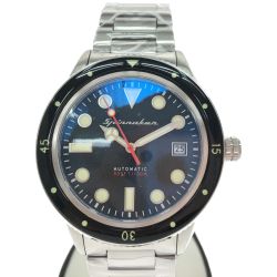 ▼▼ SPINNAKER 高性能 自動巻き ダイバーズウォッチ TiCTAC限定モデル ラバーベルト SP-5075-11 ブラック Aランク