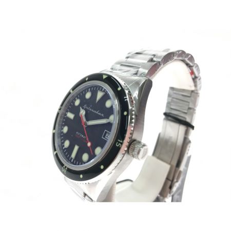  SPINNAKER 高性能 自動巻き ダイバーズウォッチ TiCTAC限定モデル ラバーベルト SP-5075-11 ブラック