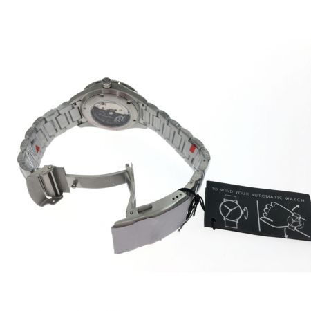  SPINNAKER 高性能 自動巻き ダイバーズウォッチ TiCTAC限定モデル ラバーベルト SP-5075-11 ブラック