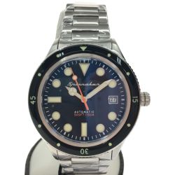 ▼▼ SPINNAKER 高性能 自動巻き ダイバーズウォッチ TiCTAC限定モデル SP-5075-22 ネイビー Aランク