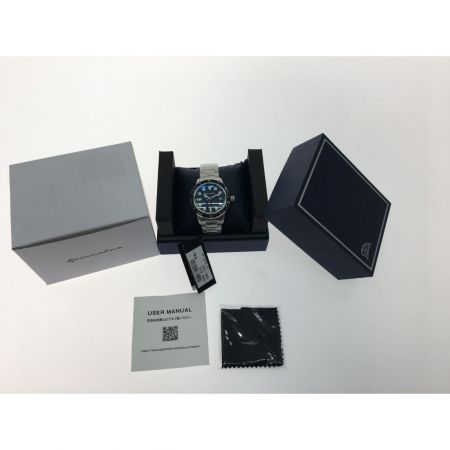  SPINNAKER 高性能 自動巻き ダイバーズウォッチ TiCTAC限定モデル SP-5075-22 ネイビー