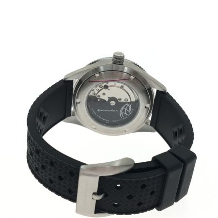  SPINNAKER 自動巻き ダイバーズ TiCTAC限定モデル ラバーベルト SP-5075-11-RUB ブラック