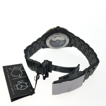  SPINNAKER 高性能 自動巻き ダイバーズウォッチ オールブラック限定モデル SP-5075-33 ブラック