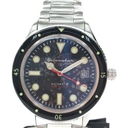 ▼▼ SPINNAKER 高性能 自動巻き ダイバーズウォッチ TiCTAC限定モデル SP-5075-11 ブラック Aランク