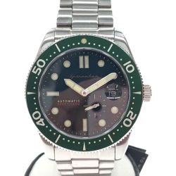 ▼▼ SPINNAKER 高性能 自動巻き ダイバーズウォッチ TiCTAC限定モデル SP5058-11 グリーン Aランク