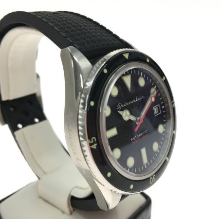 SPINNAKER 自動巻き ダイバーズ TiCTAC限定モデル ラバーベルト SP-5075-11-RUB ブラック